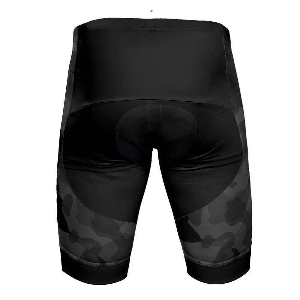Men's Camouflage Gel Padded Cycling Shorts