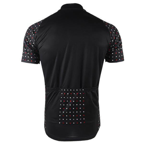 Men's Mini Polka Dots Short Sleeve Cycling Jersey