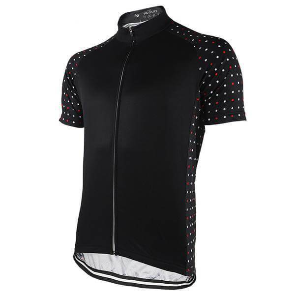 Men's Mini Polka Dots Short Sleeve Cycling Jersey