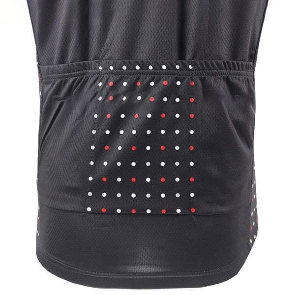 Men's Mini Polka Dots Short Sleeve Cycling Jersey