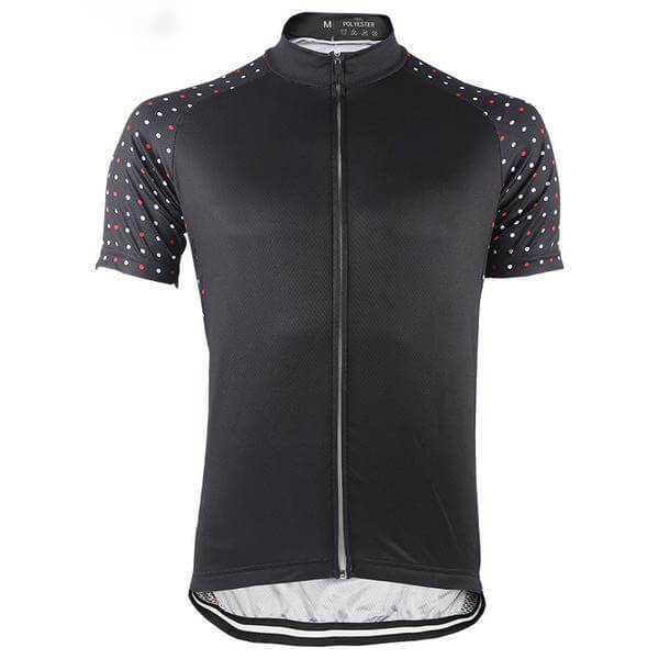 Men's Mini Polka Dots Short Sleeve Cycling Jersey