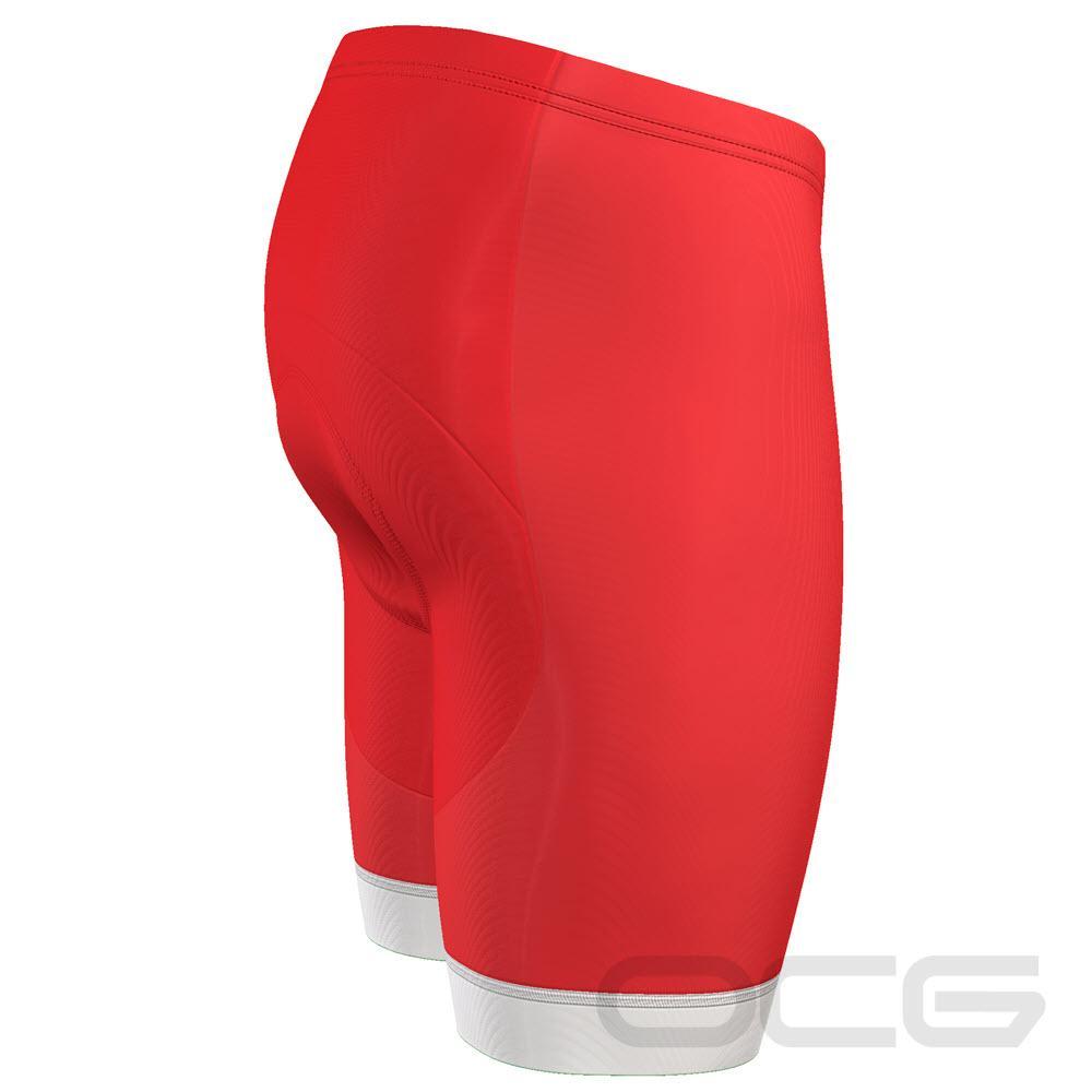 Men's Santa Claus Christmas Suit Gel Padded Cycling Shorts