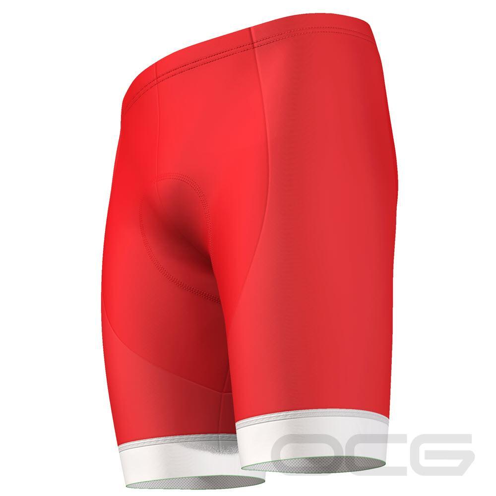 Men's Santa Claus Christmas Suit Gel Padded Cycling Shorts