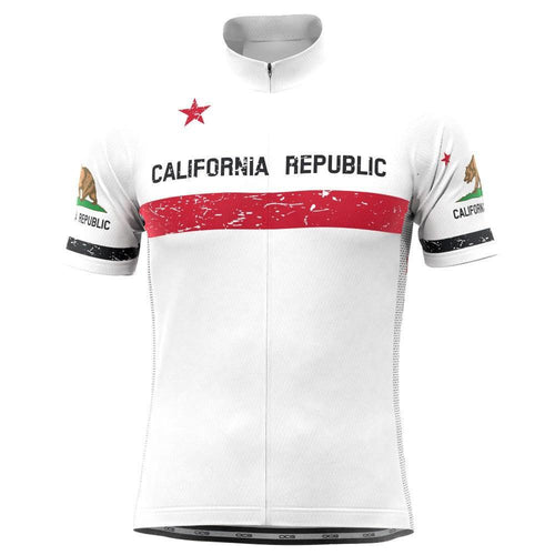 Men's California Republic Short Sleeve Cycling Jersey