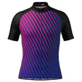 Men's Disco Stripes Short Sleeve Cycling Jersey
