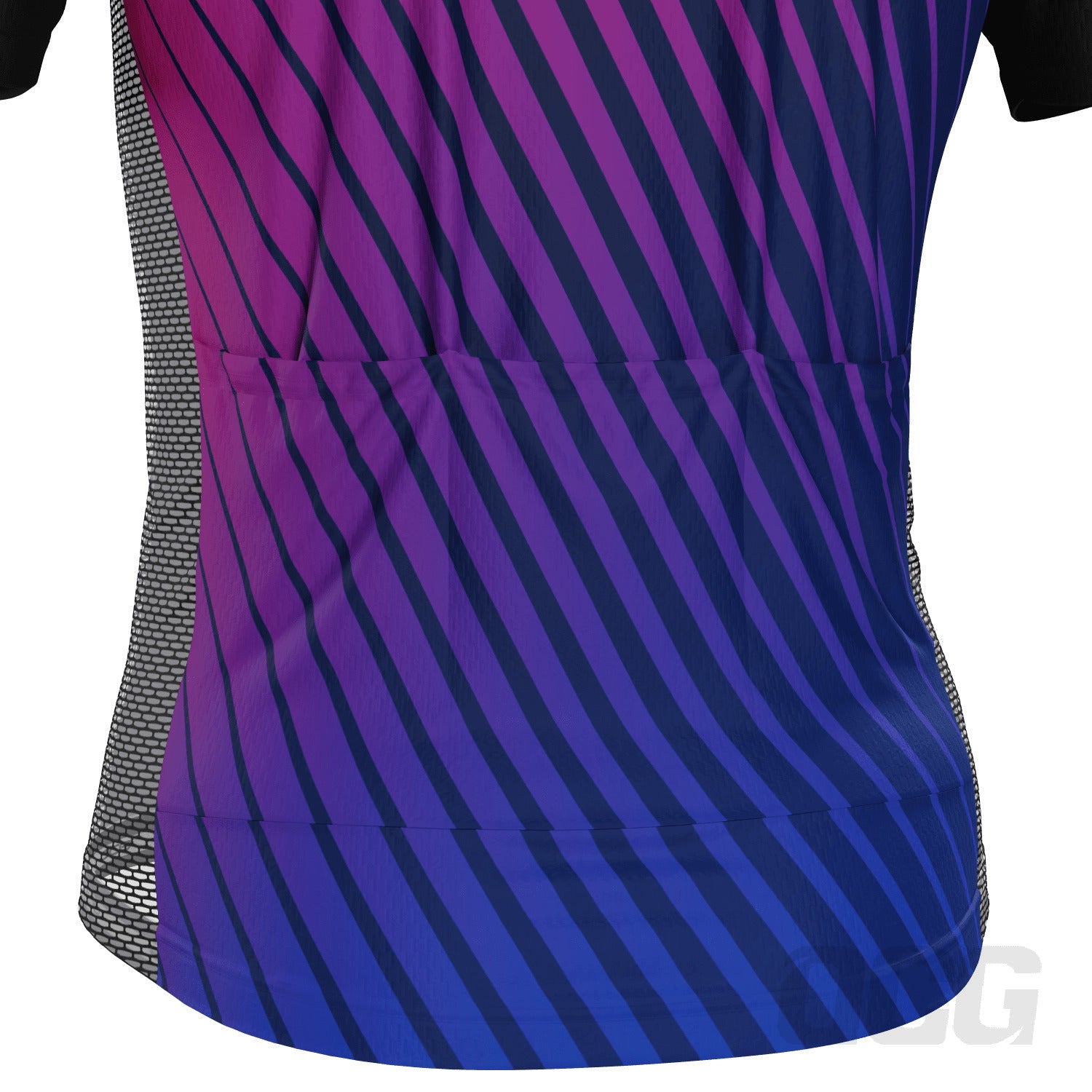 Men's Disco Stripes Short Sleeve Cycling Jersey