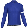 Men's Stripe Banded Long Sleeve Cycling Jersey