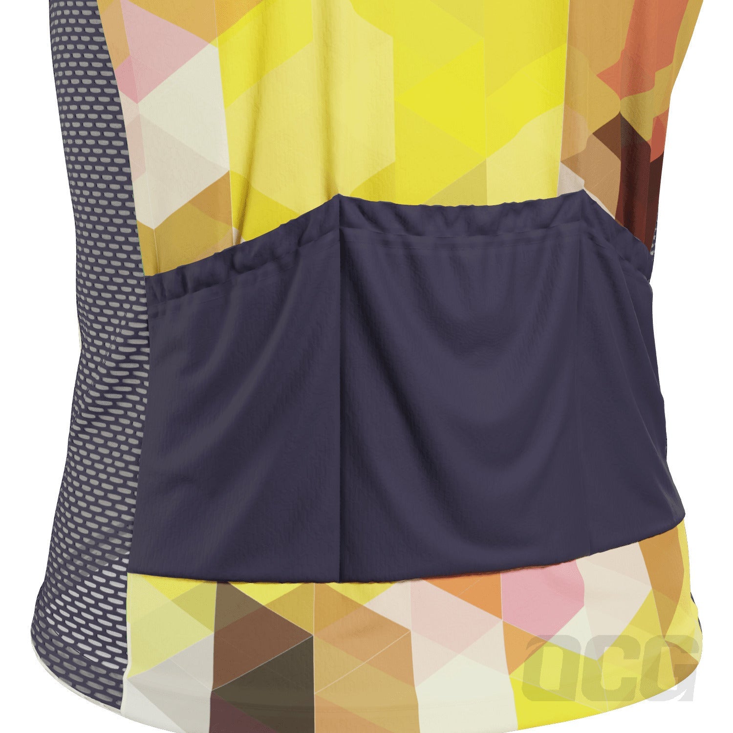 Men's High Viz Mosaic Sleeveless Tech Cycling Jersey