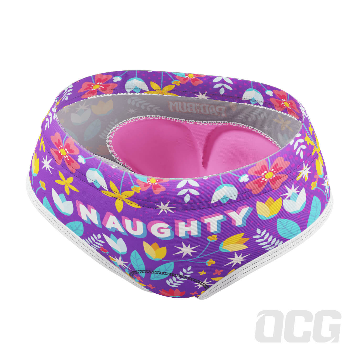 Women's Naughty But Nice Gel Padded Cycling Underwear-Briefs