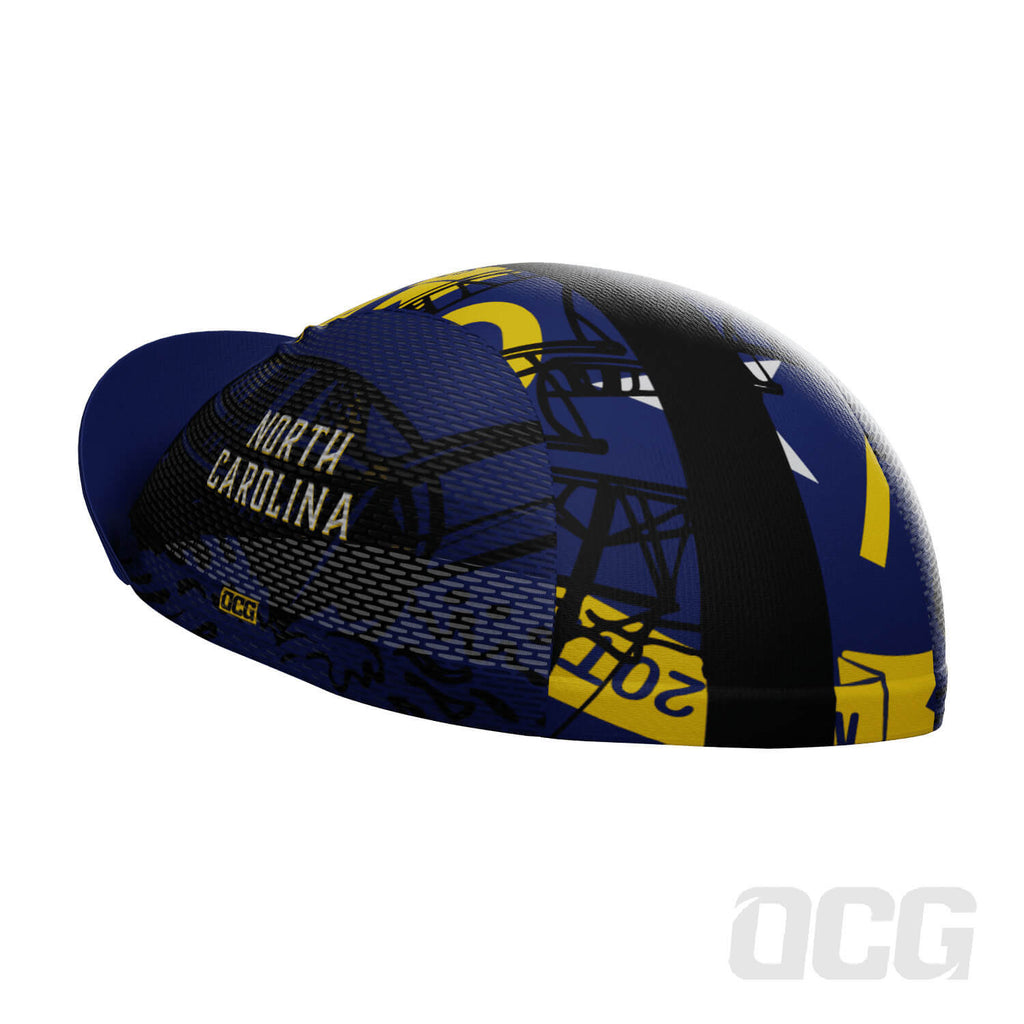 Unisex North Carolina US State Icon Quick Dry Cycling Cap
