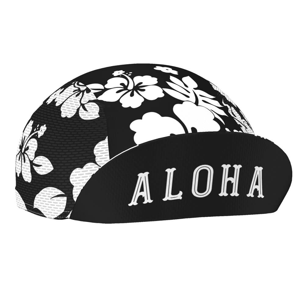 Unisex Hawaiian Aloha Floral Quick Dry Cycling Cap