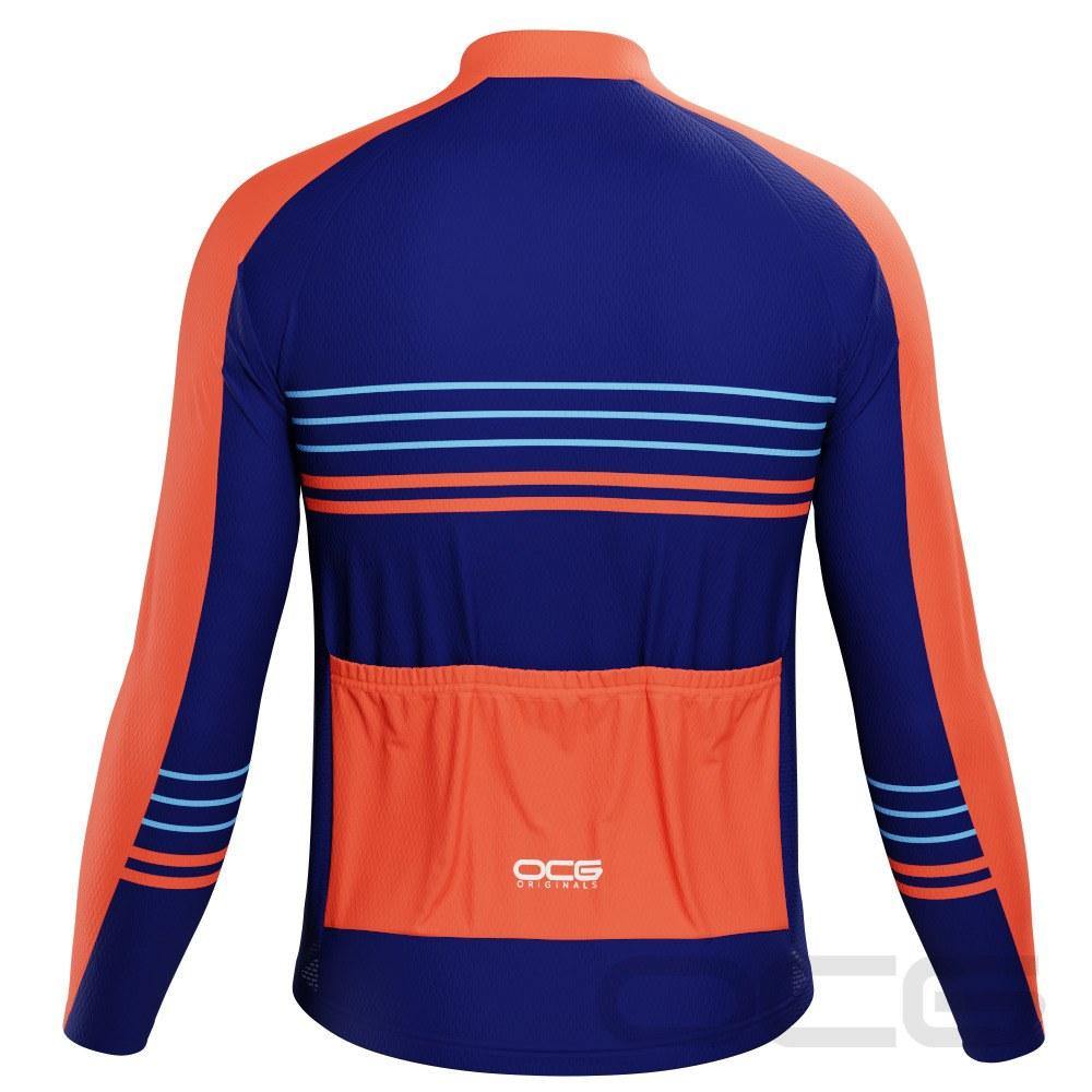 Men's Stripe For Speed Long Sleeve Cycling Jersey