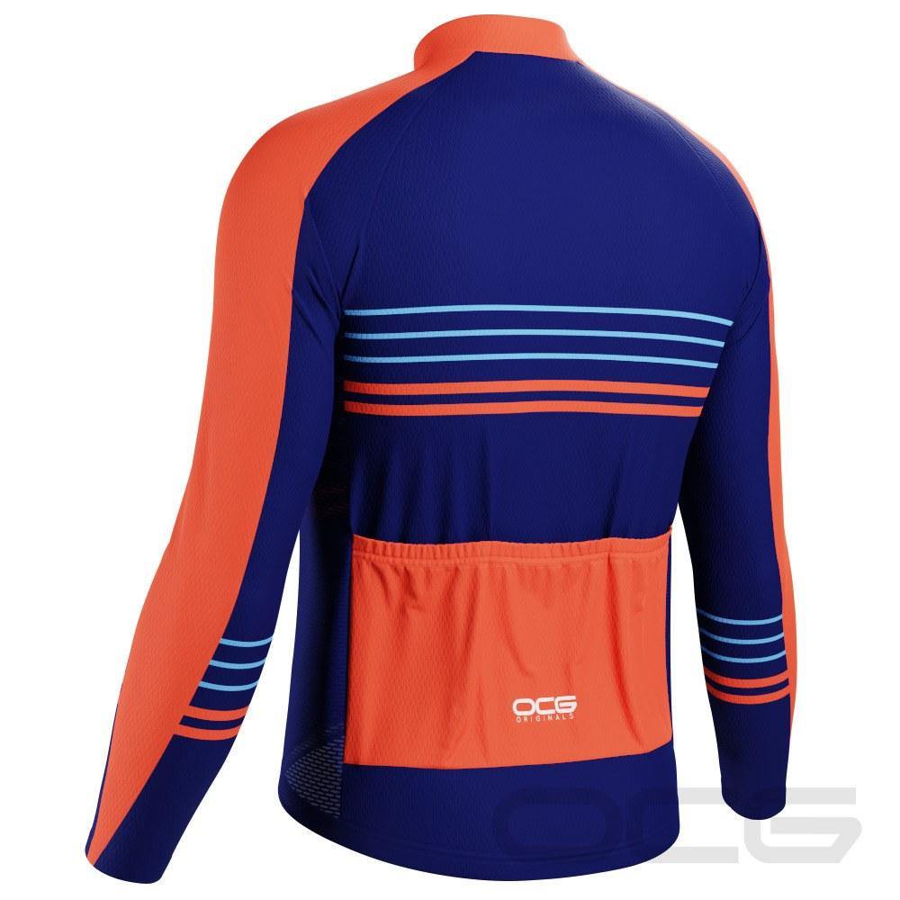 Men's Stripe For Speed Long Sleeve Cycling Jersey