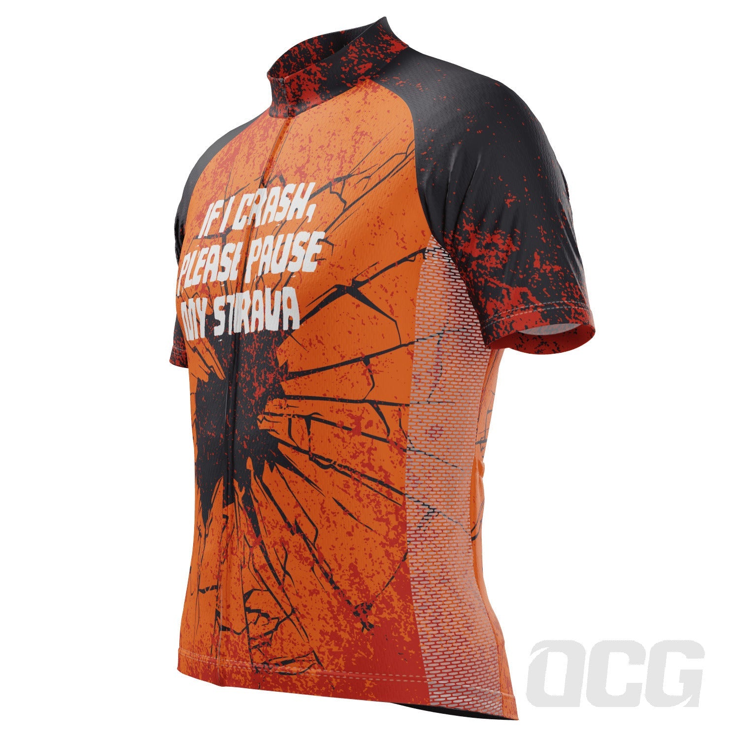 Men's Pause My Strava Short Sleeve Cycling Jersey