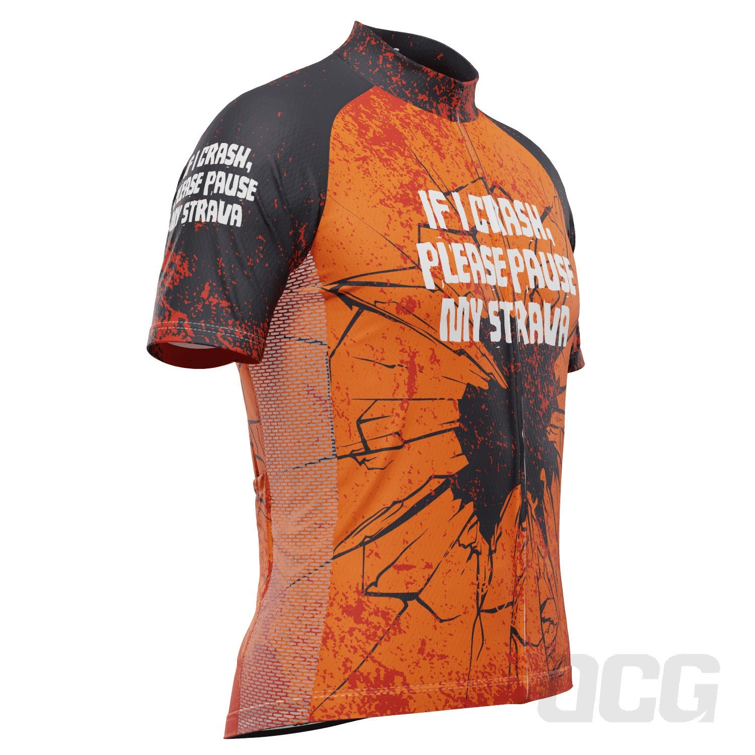 Men's Pause My Strava Short Sleeve Cycling Jersey
