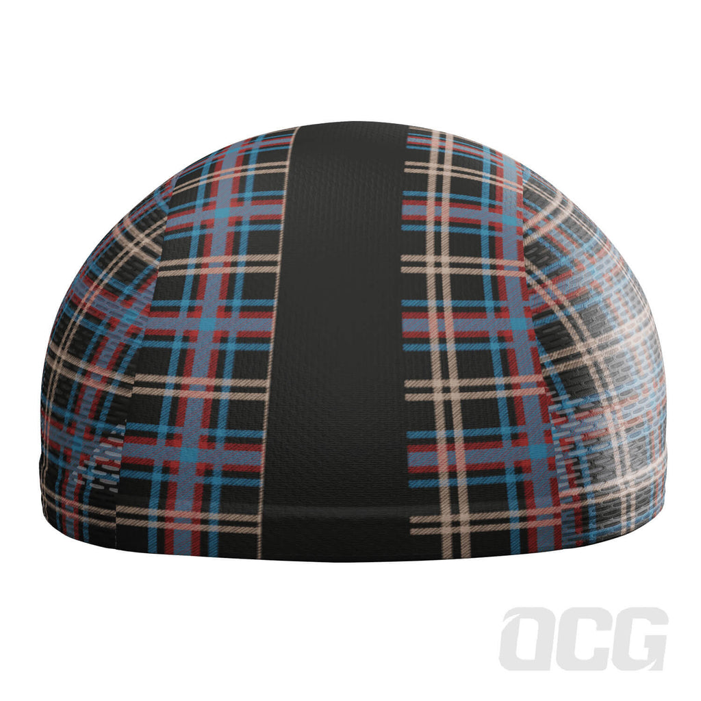 Unisex Plaid Checkered Quick Dry Cycling Cap