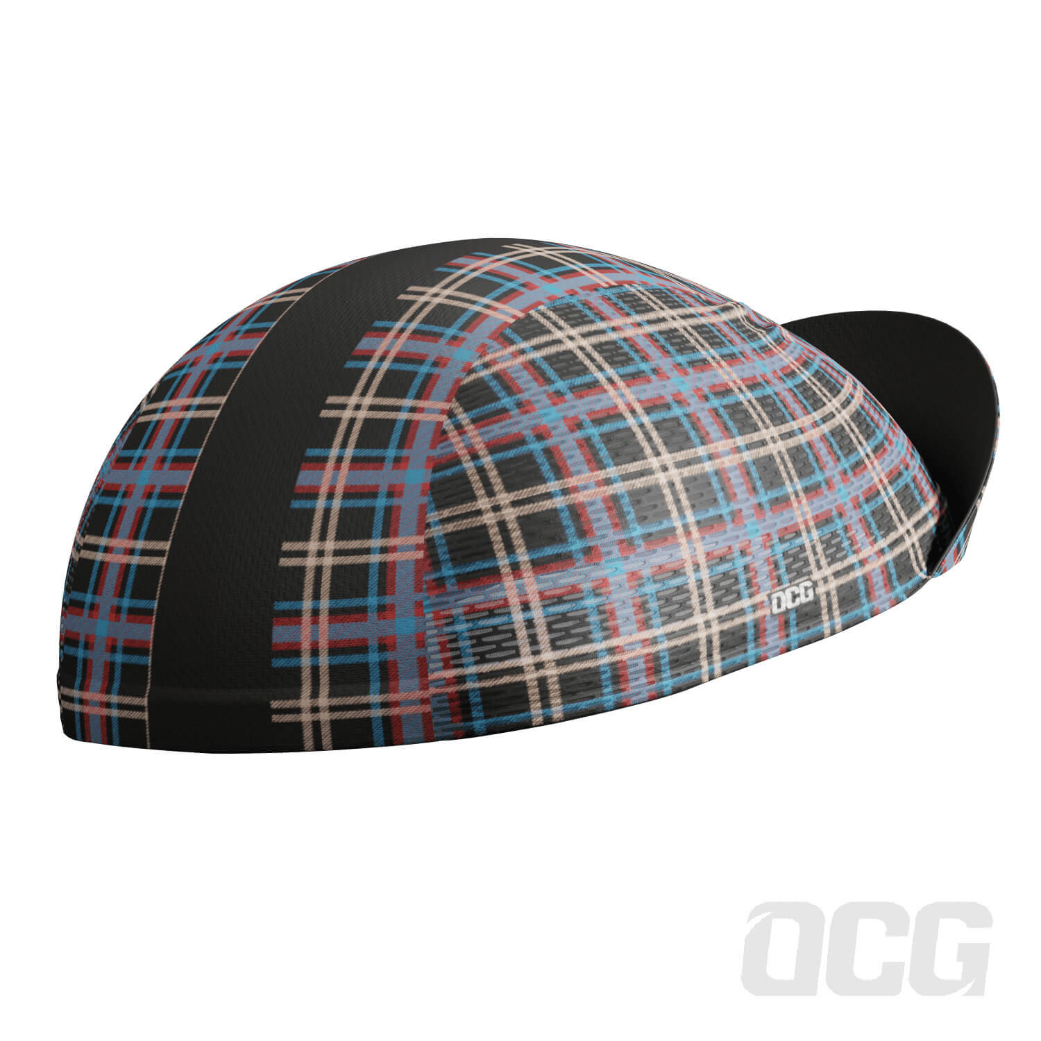 Unisex Plaid Checkered Quick Dry Cycling Cap