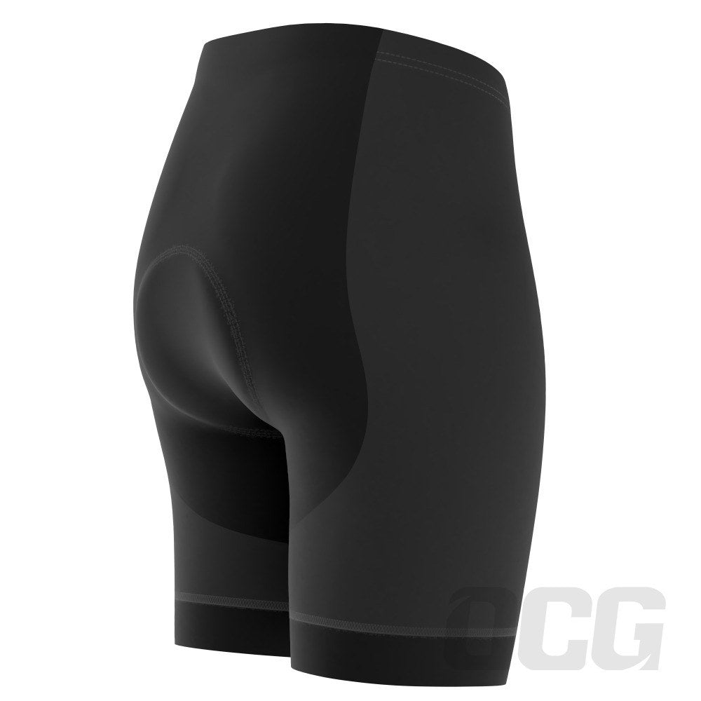 Women's Plain Color Pro-Band Gel Padded Cycling Shorts