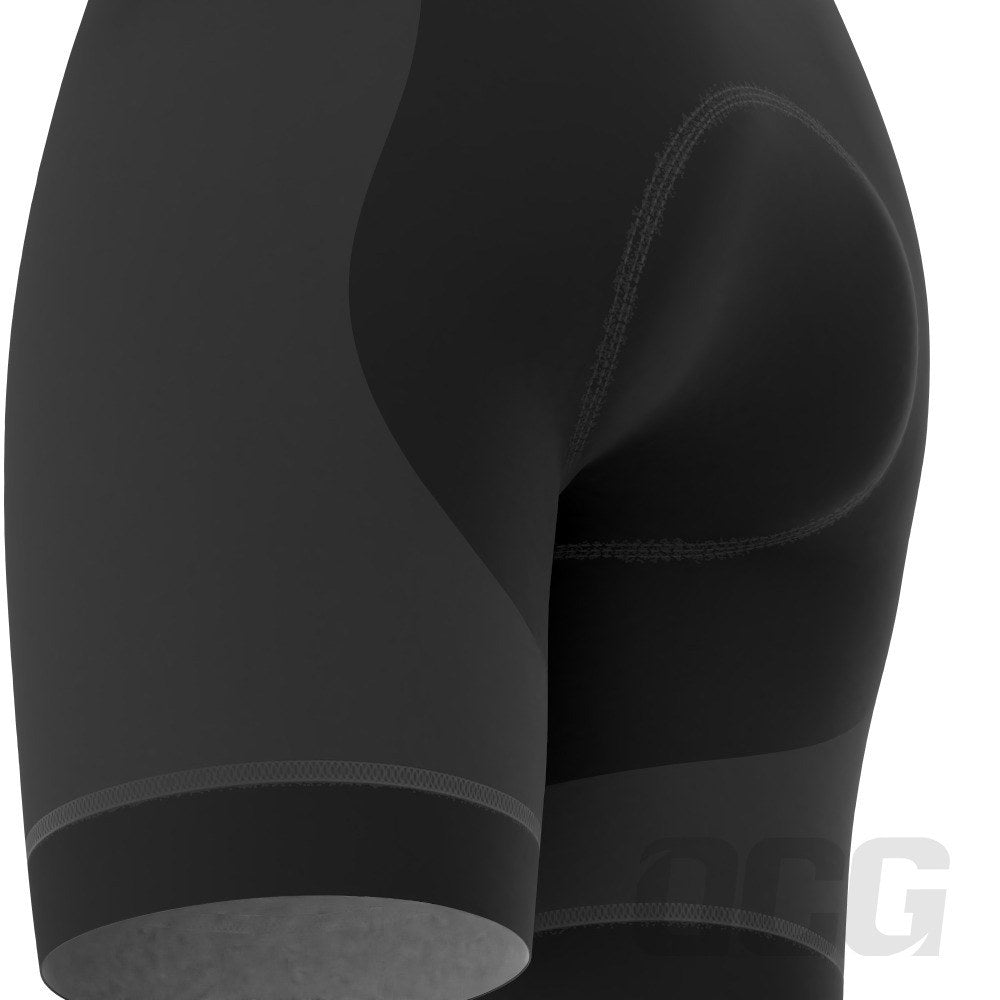 Women's Plain Color Pro-Band Gel Padded Cycling Shorts