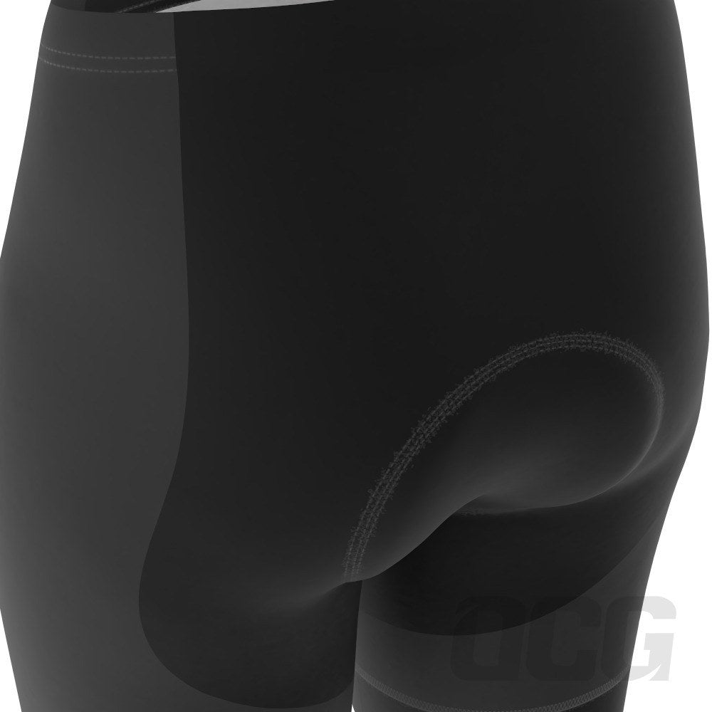 Women's Plain Color Pro-Band Gel Padded Cycling Shorts