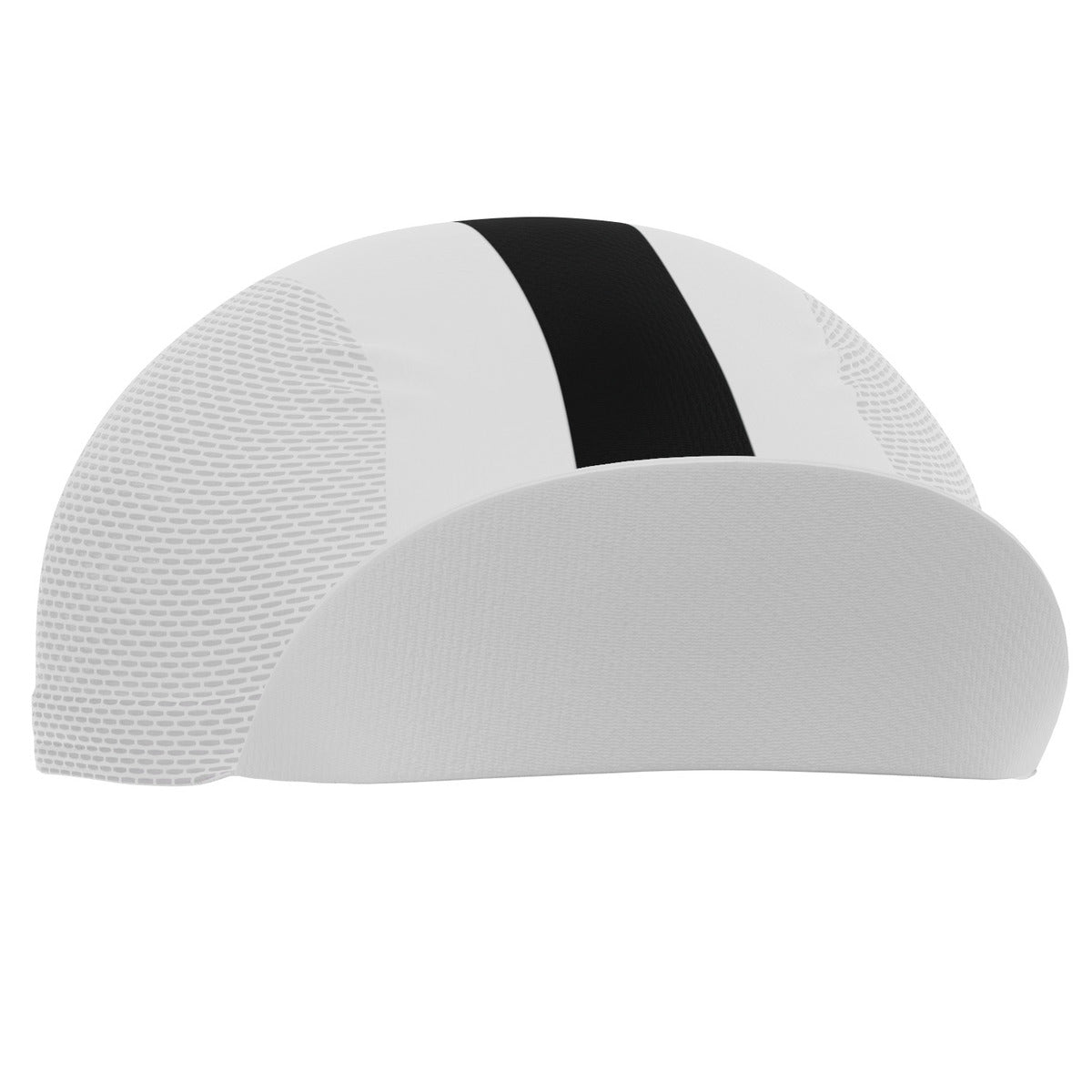 Unisex Retro One Stripe Black Quick Dry Cycling Cap