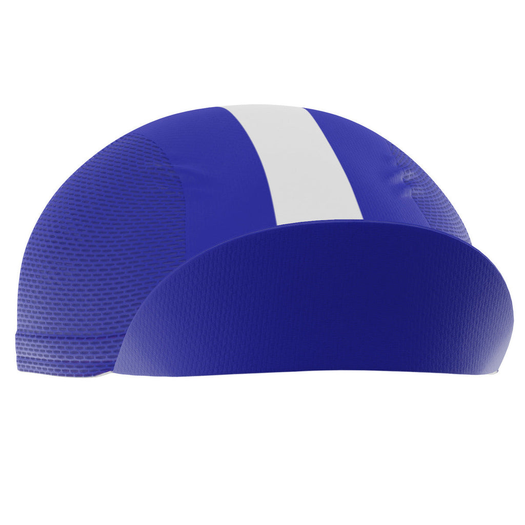 Unisex Retro One Stripe Black Quick Dry Cycling Cap