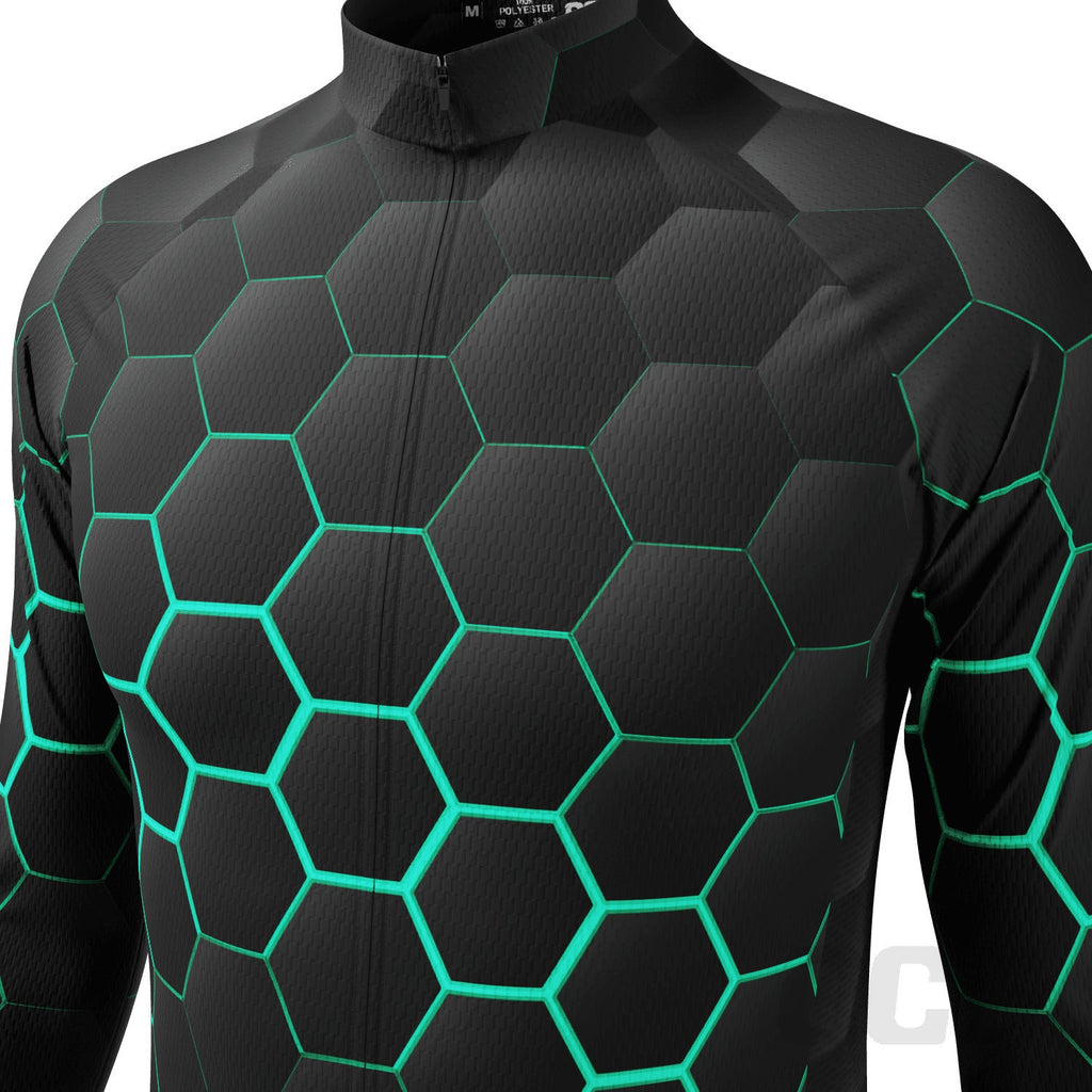 Men's Radioactive Long Sleeve Cycling Jersey