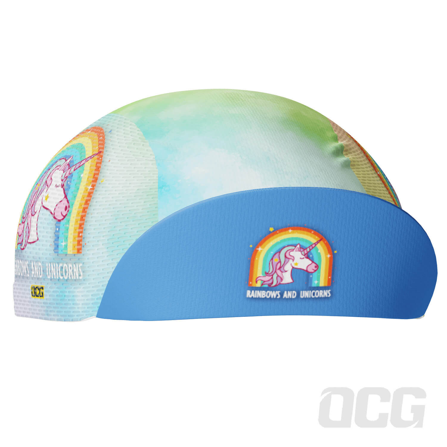 Unisex Rainbows and Unicorns Quick Dry Cycling Cap