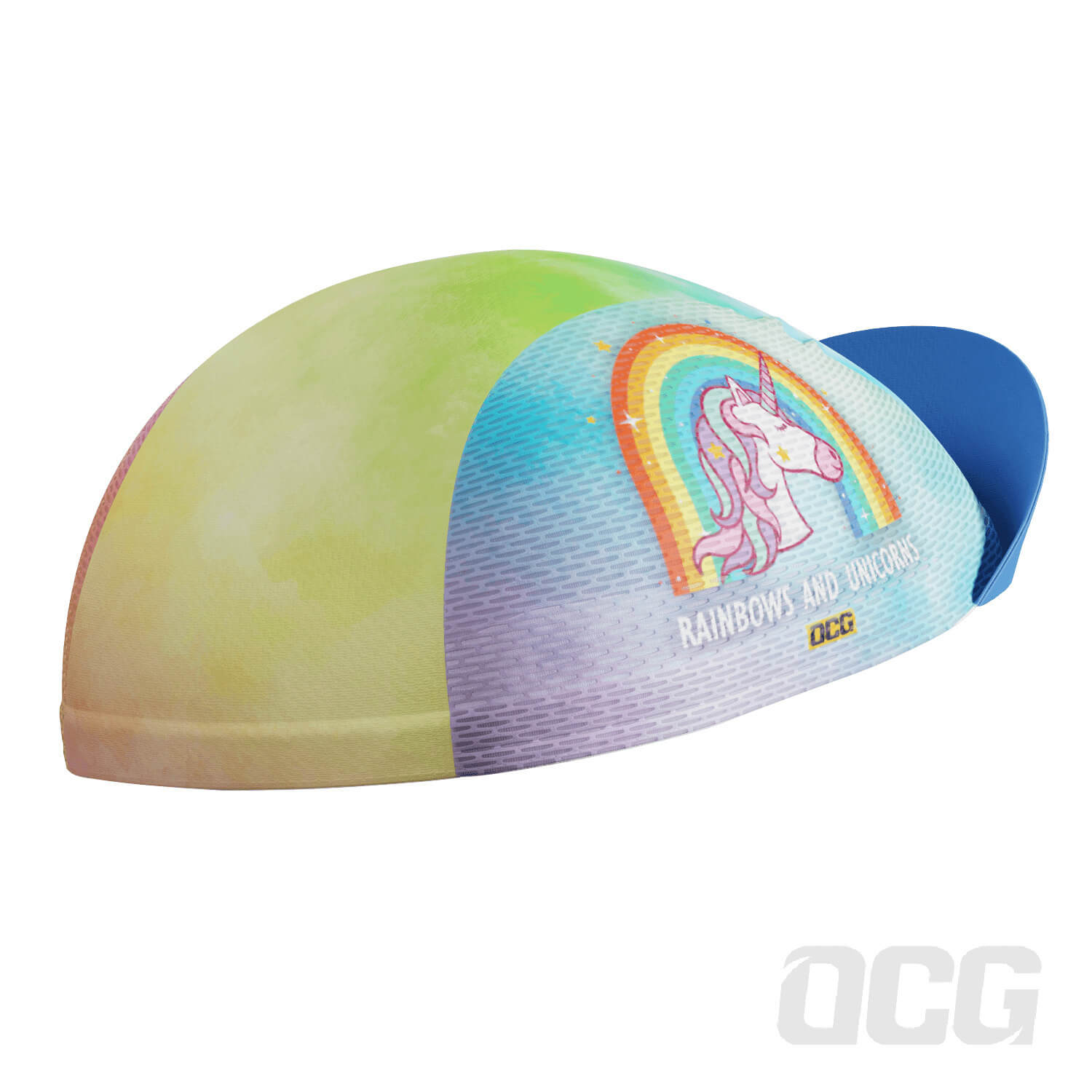 Unisex Rainbows and Unicorns Quick Dry Cycling Cap