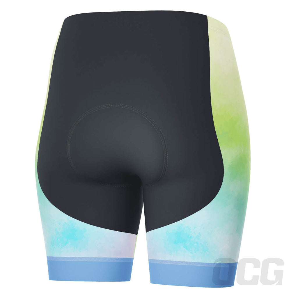 Women's Rainbows and Unicorns Gel Padded Cycling Shorts