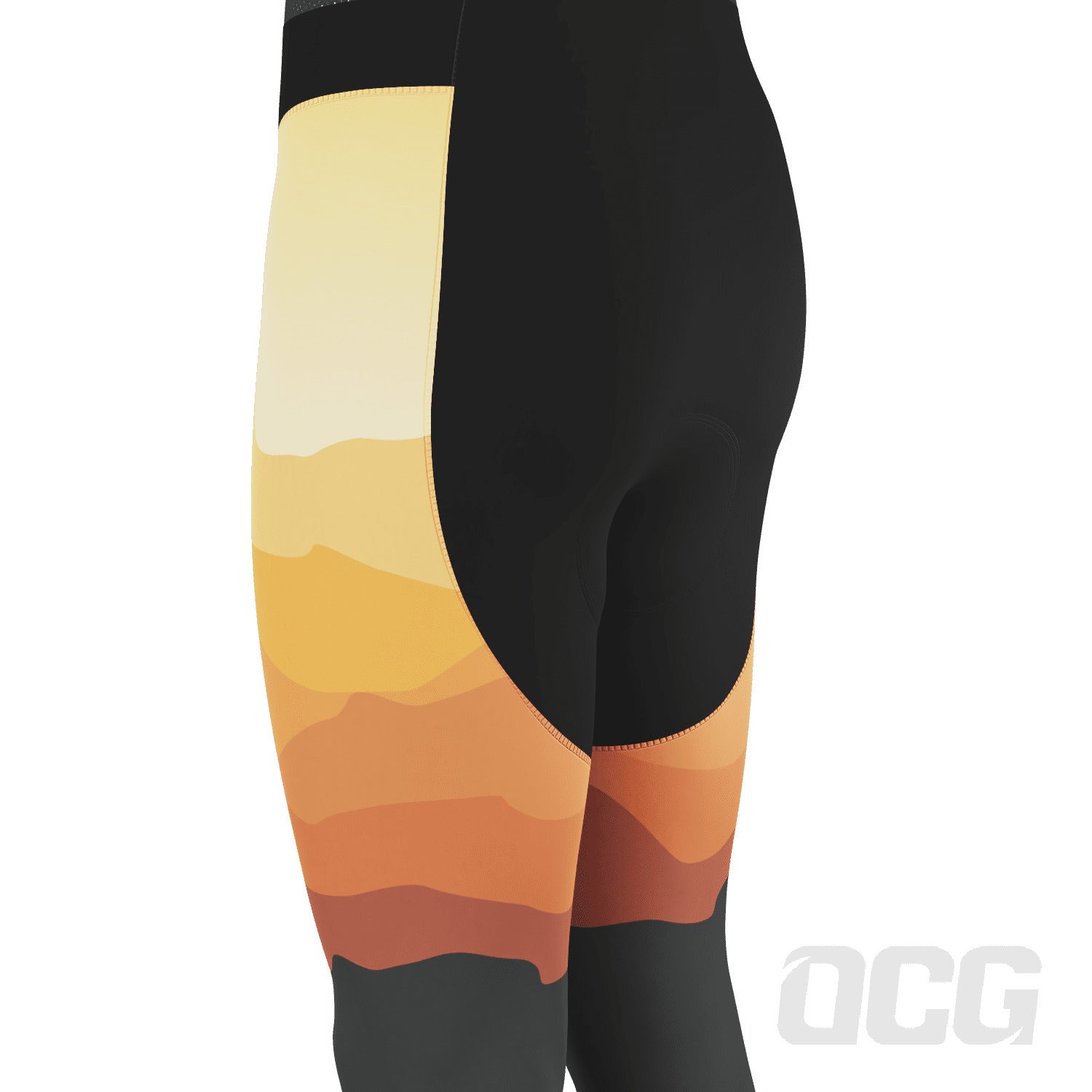 Men's Ride Free Sunset Gel Padded Cycling Bib-Tights