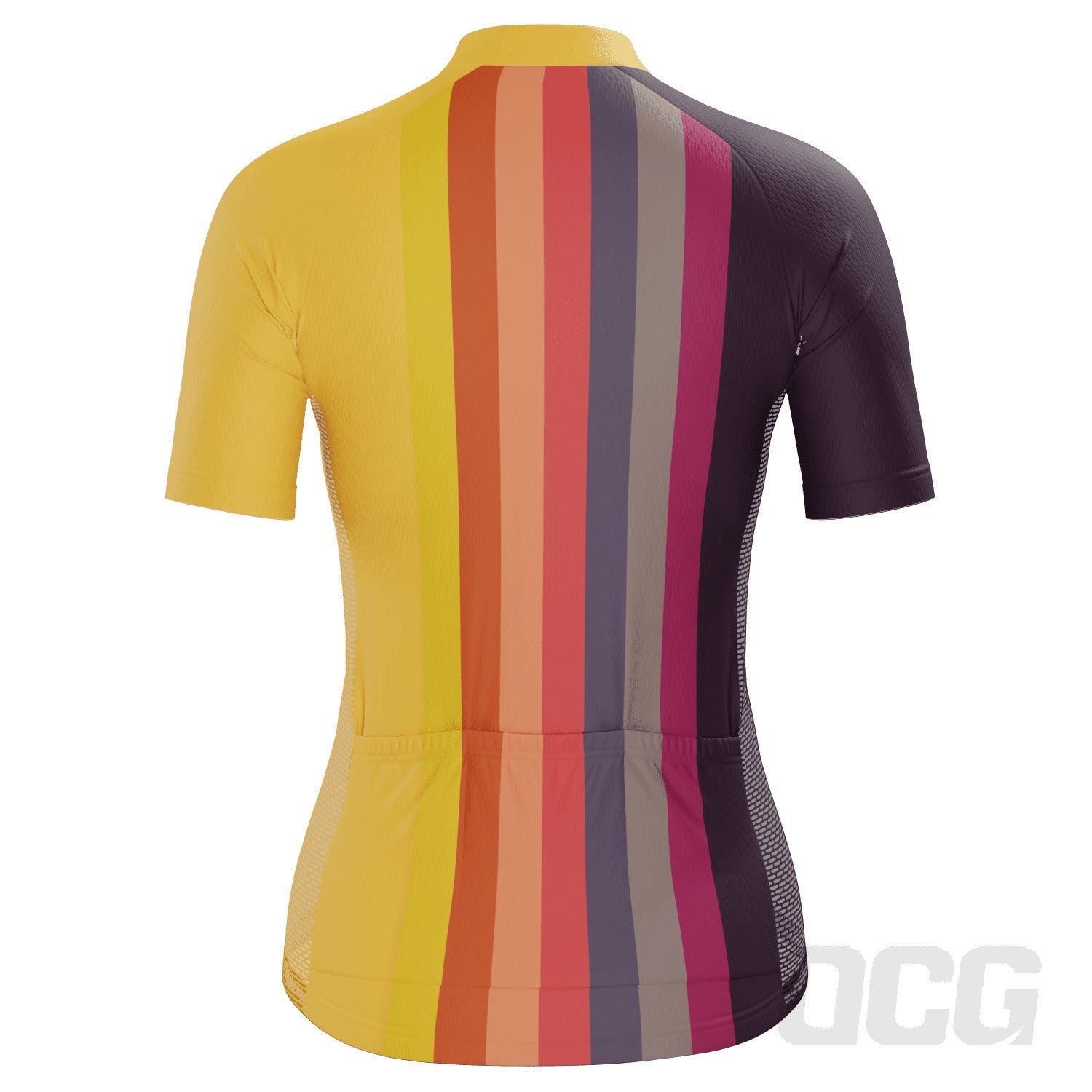 Women's Sunburnt Rainbow Short Sleeve Cycling Jersey