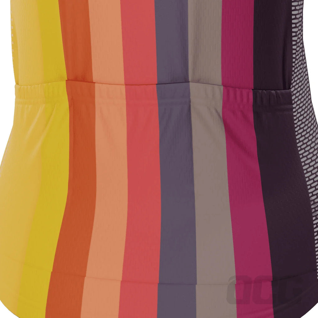 Women's Sunburnt Rainbow 2 Piece Cycling Kit
