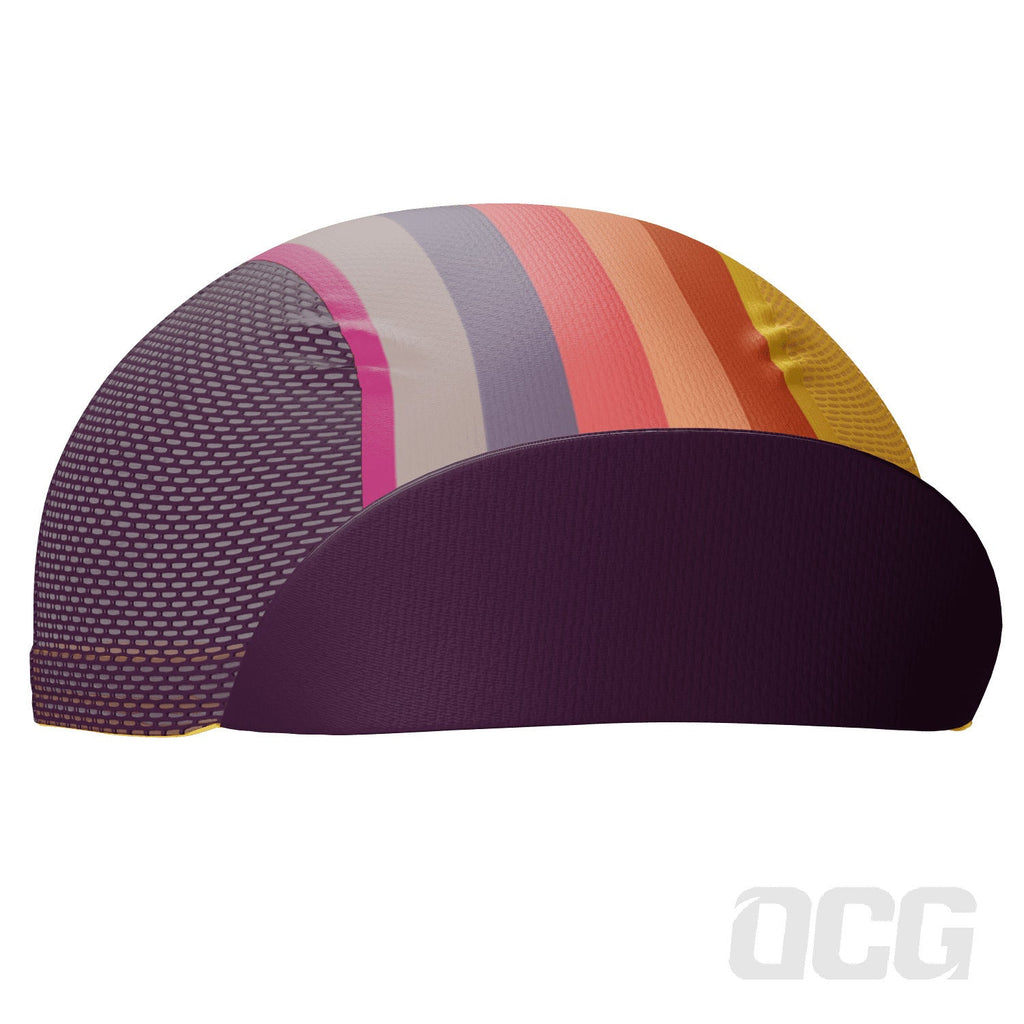 Unisex Sunburnt Rainbow Quick Dry Cycling Cap