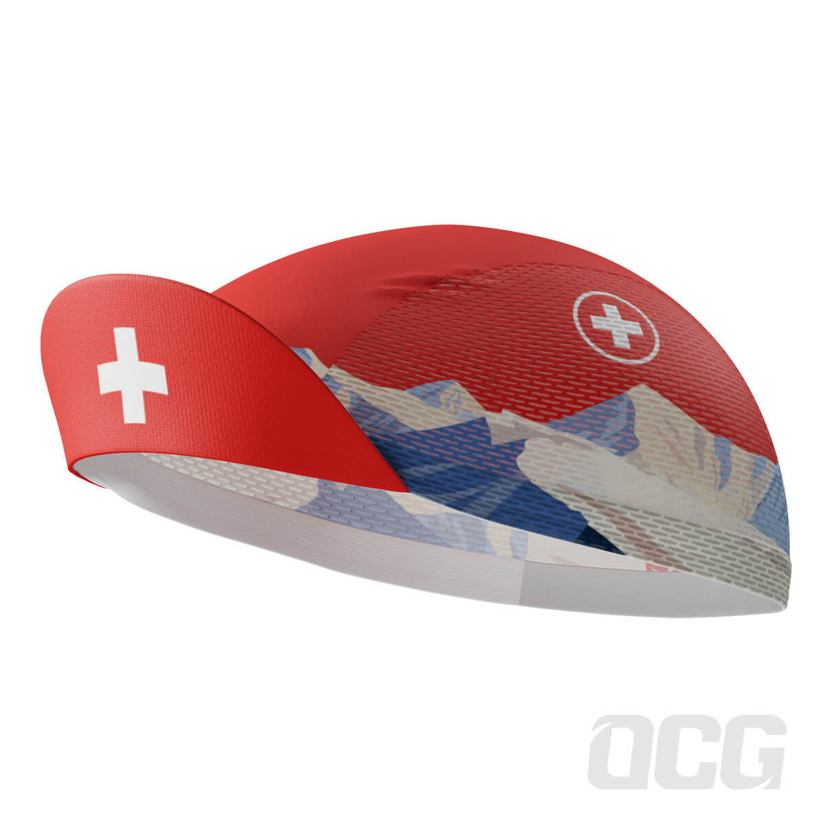 Unisex Swiss Alps Switzerland National Flag Quick Dry Cycling Cap