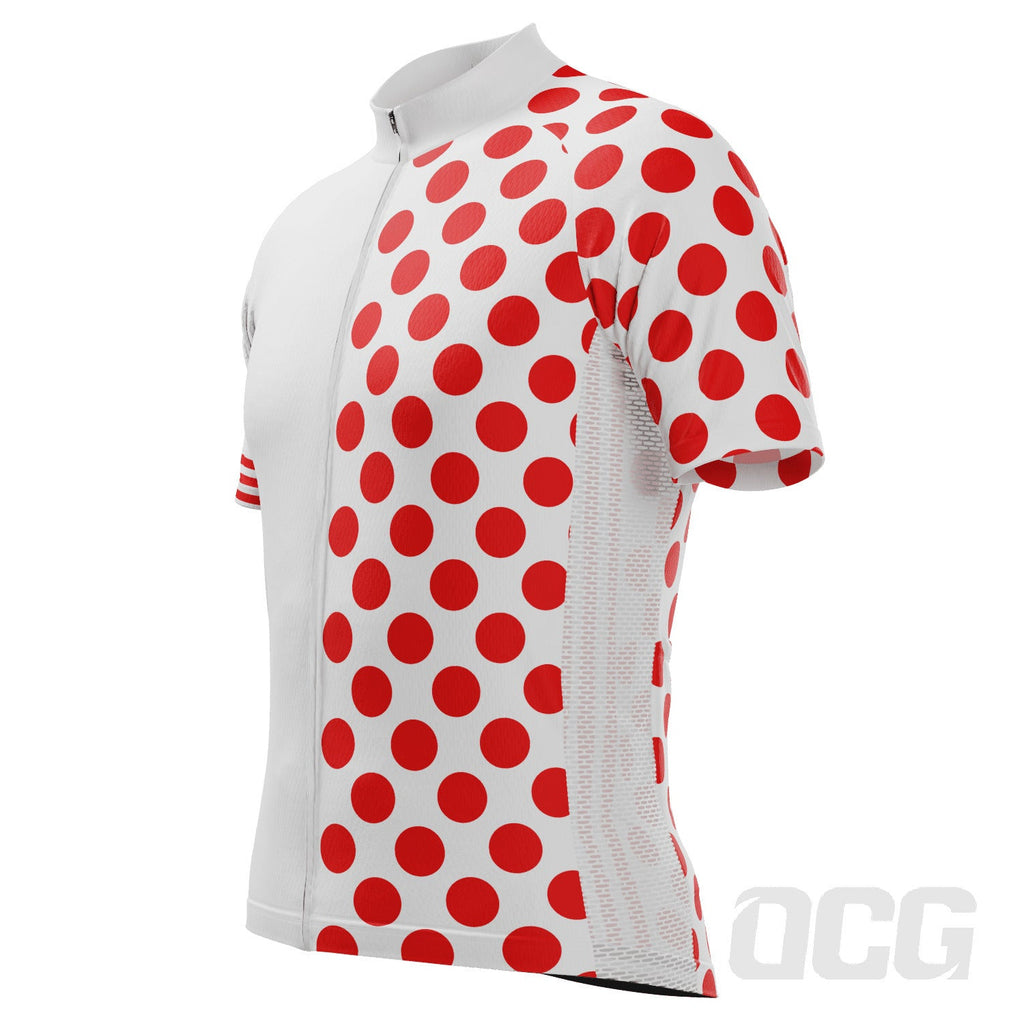 Men's Tour de France King of The Mountain Short Sleeve Cycling Jersey