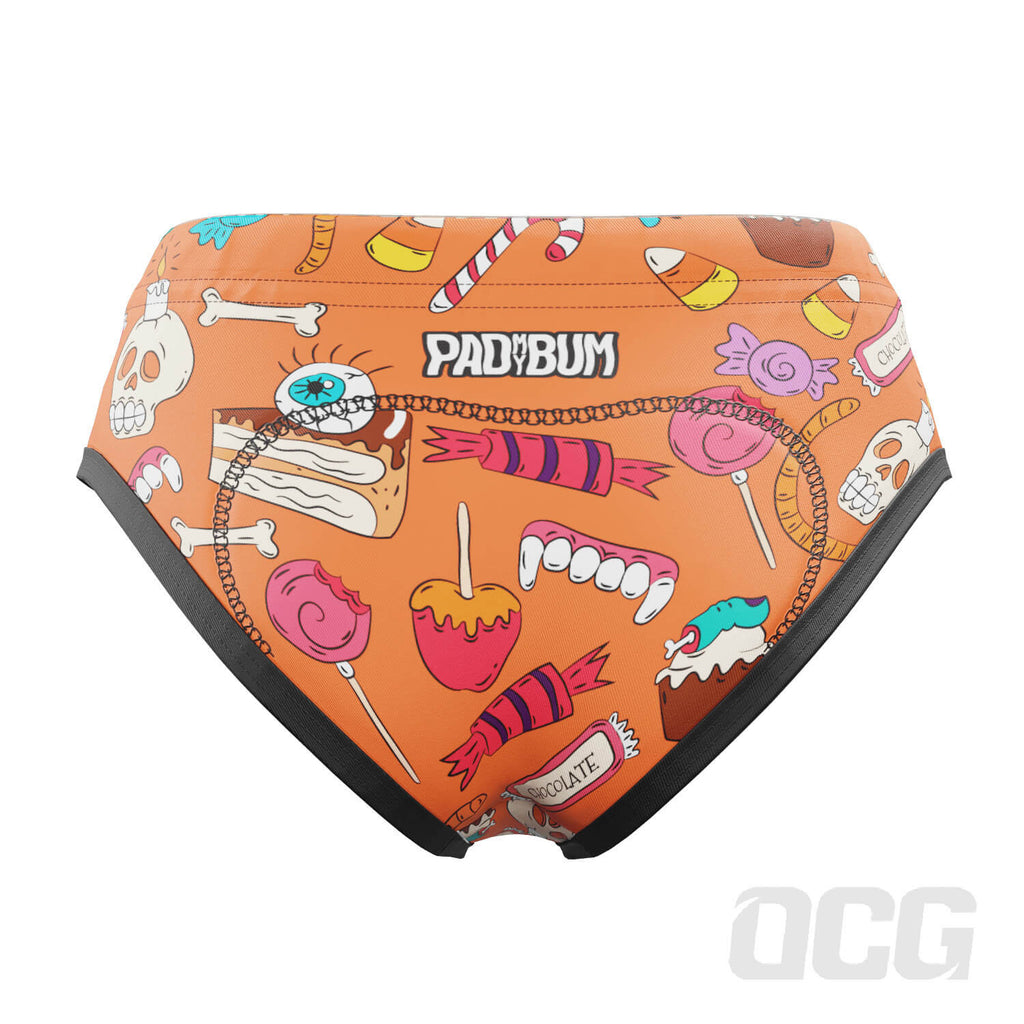Women's Trick or Treat Gel Padded Cycling Underwear-Briefs