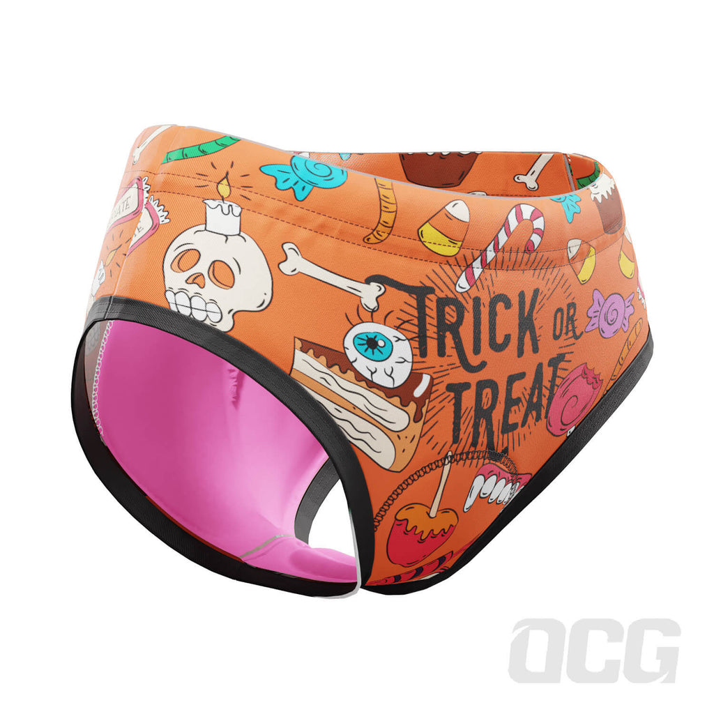Women's Trick or Treat Gel Padded Cycling Underwear-Briefs