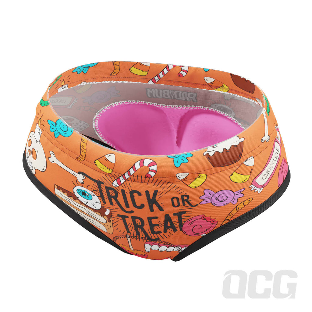 Women's Trick or Treat Gel Padded Cycling Underwear-Briefs