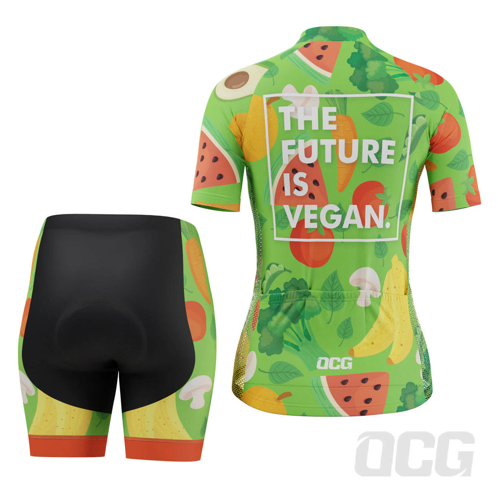Women's The Future is Vegan 2 Piece Cycling Kit