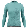 Women's Flower Power Long Sleeve Cycling Jersey