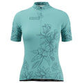 Women's Flower Power Short Sleeve Cycling Jersey