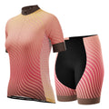 Women's Four Seasons Curvy Lines 2 Piece Cycling Kit