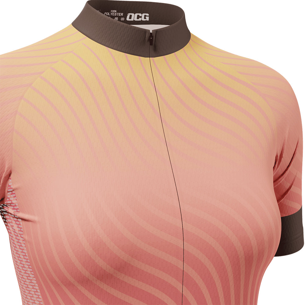 Women's Four Seasons Curvy Lines 2 Piece Cycling Kit