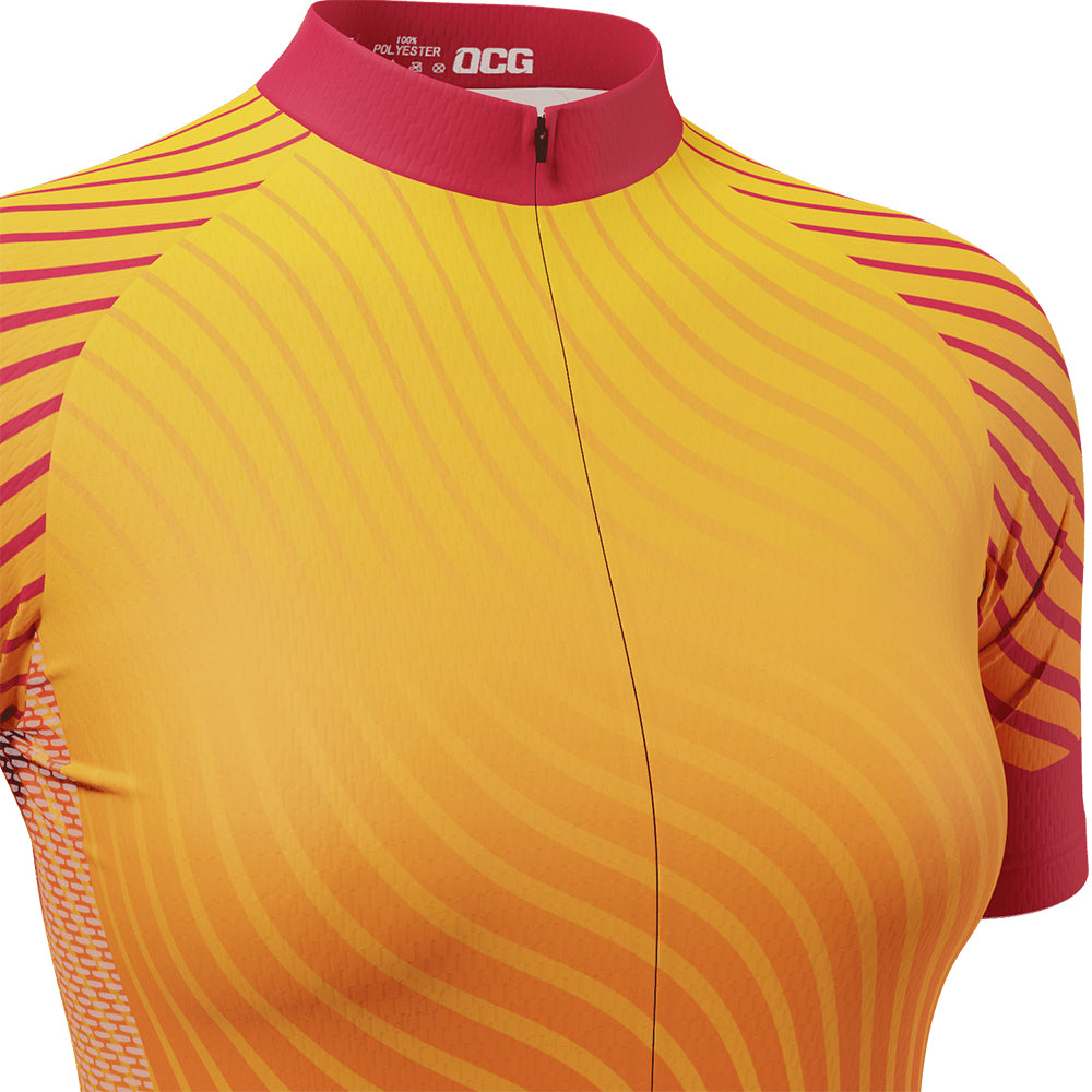 Women's Four Seasons Curvy Lines 2 Piece Cycling Kit