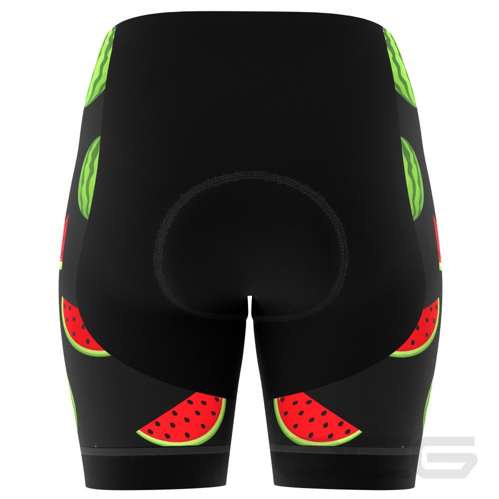 Women's Watermelon Gel Padded Cycling Shorts