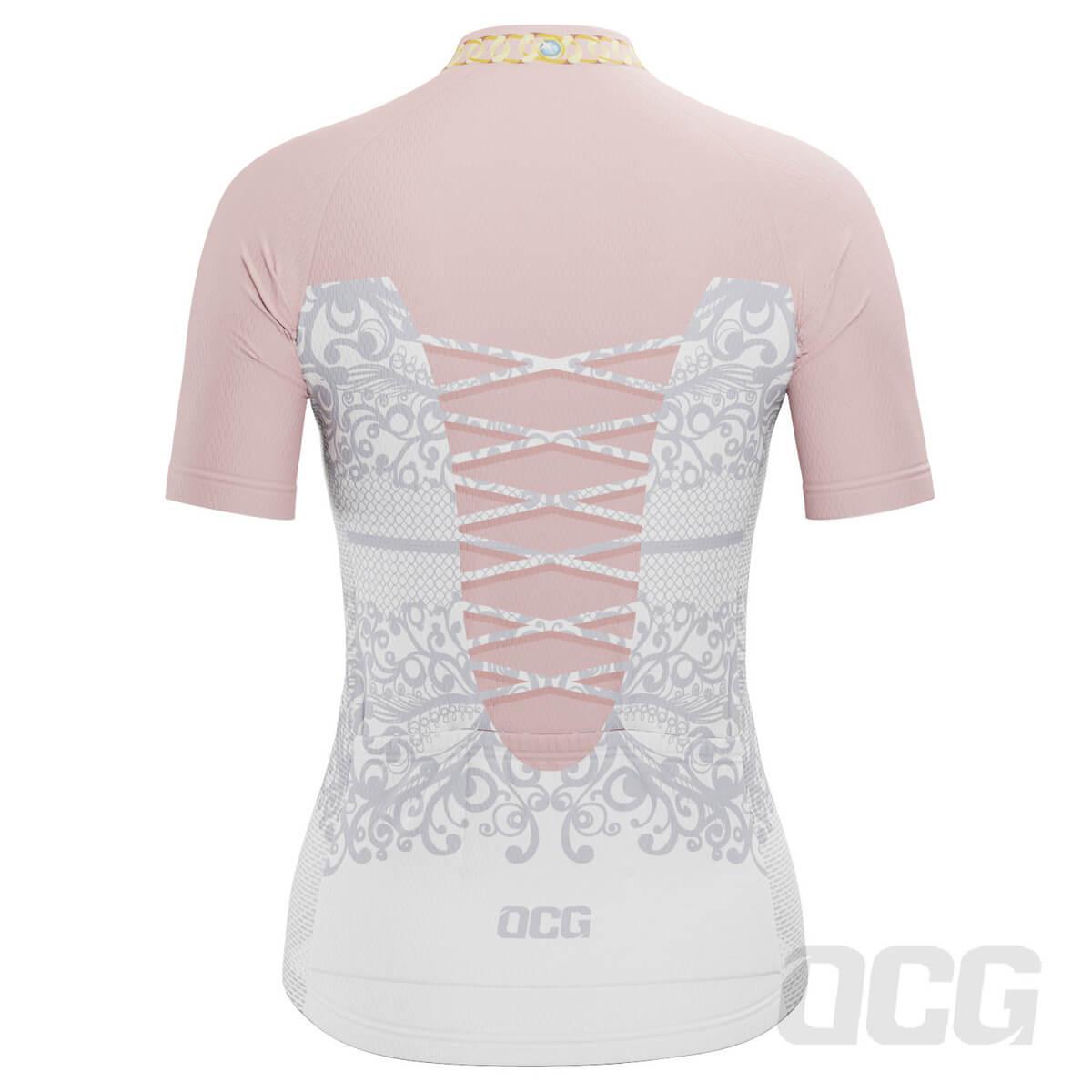 Women's Wedding Dress Bride Short Sleeve Cycling Jersey