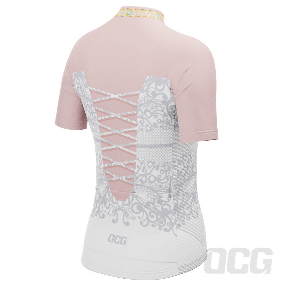 Women's Wedding Dress Bride Short Sleeve Cycling Jersey