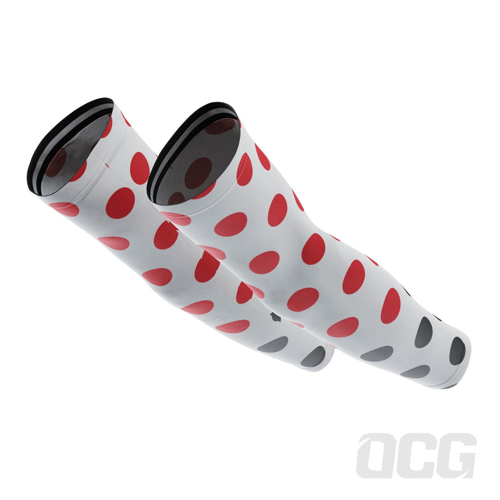 Men's Polka Dots Quick Dry Cycling Arm-Warmers
