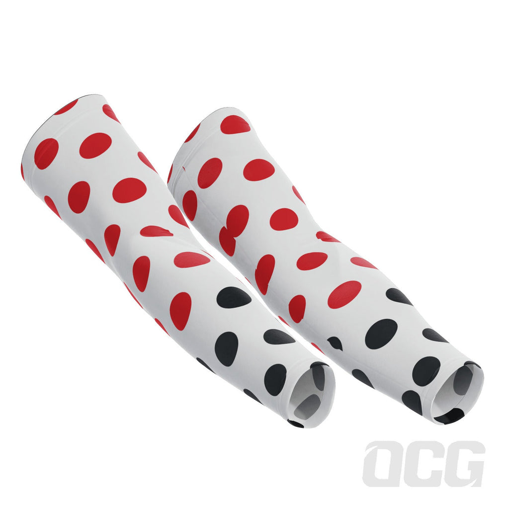 Men's Polka Dots Quick Dry Cycling Arm-Warmers